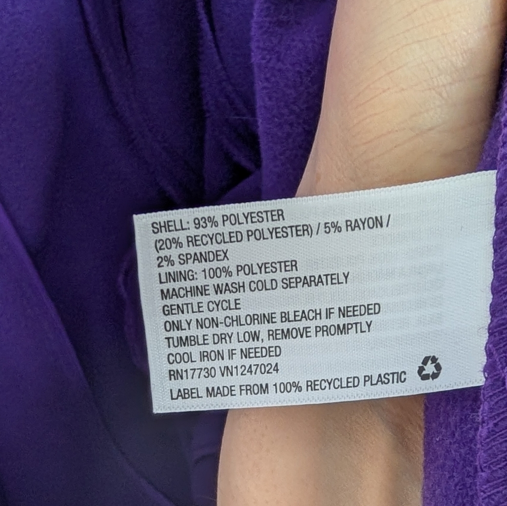 Sergio Hudson x Target Purple Long Coat - Picture 6 of 10
